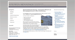 Desktop Screenshot of klasen-hennings.de