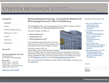 Tablet Screenshot of klasen-hennings.de